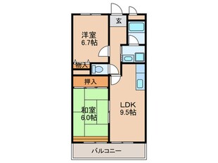 サンビレッジの物件間取画像